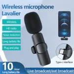 K8 Wireless Microphone Professional Lapel Lavalier Microphone Remove Noise For Typ c Microphone