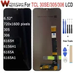6.52"TCL 30 SE 6165H 6156H1 6165A 6165A1 LCD Display Touch Screen