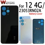 6.79"Xiaomi Redmi 12 4G Back Battery Cover Glass Rear Door Housing