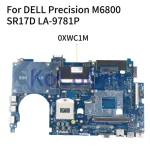 Motherboard DELL Precision M6800 CN-0XWC1M 0XWC1M LA-9781P SR17D Mainboard