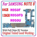 Motherboard Samsung Galaxy Note 8 N950FD N950F N950U 64GB 128GB Unlocked