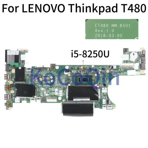 Hb318c79b9406473290871d8332c30cc0I_500x500 Motherboard LENOVO Thinkpad T480 Core SR3LA I5-8250U Mainboard ET480 - Image 1