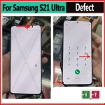 Line Dot LCD Samsung S21 Ultra 5G Lcd G998F