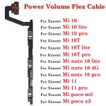 Power Button Key Flex Xiaomi Mi 11 Note 10 10T