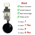 Fingerprint IPhone 7 8 Plus ID Home Button Fingerprint Menu Return