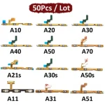 50Pcsï¼ŒVolume Power On Off Button Key Flex For Samsung A10