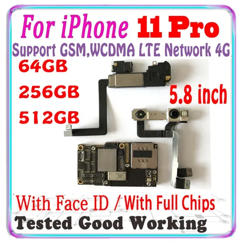 Scd2be9a0341b4b3fbb287ca8a765b85aA_500x500 Clean iCloud iPhone11Pro Motherboard With / Without Face ID iPhone - Image 1