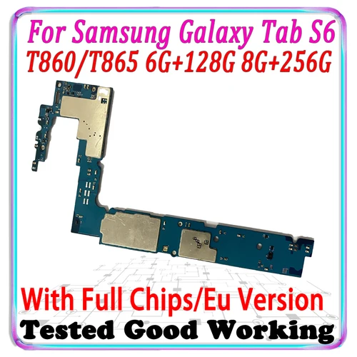 Se91dede0ee5d45829641486ffdb7f559q_500x500 Samsung Galaxy Tab S6 T860 T865 Motherboard Logic Board With - Image 1