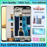 Original Full With Frame Oppo Realme C53 Touch Screen