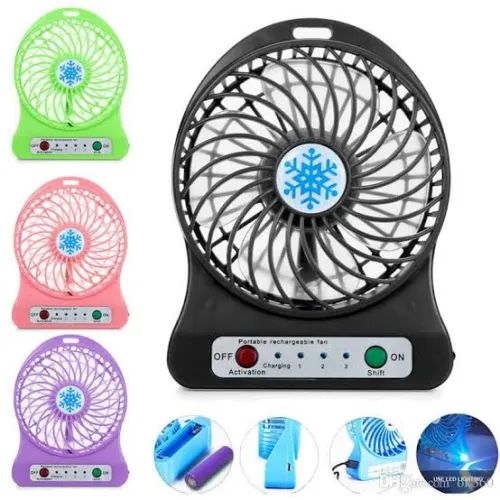 b71d88ff7312f4745c20d68e76df35b1.jpg_500x500 Portable Handheld Mini Rechargeable mini Fan Desk Creative Hand - Image 1