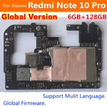 Xiaomi Redmi Note 10 Pro Motherboard Electronic Panel Circuits Unlocked Mainboard