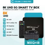 MXQ PRO 8K.5G. Android Smart TV Box -RAM-