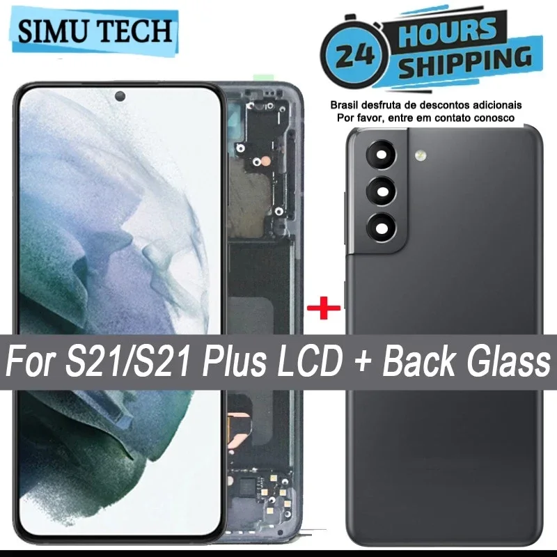 Dynamic-AMOLED-LCD-Touch-Screen-For-Samsung-Galaxy-S21-Display-For-SM-G990F-SM-G990FDS-S21 Original Galaxy S21 Plus Dynamic AMOLED Original Display - Image 1