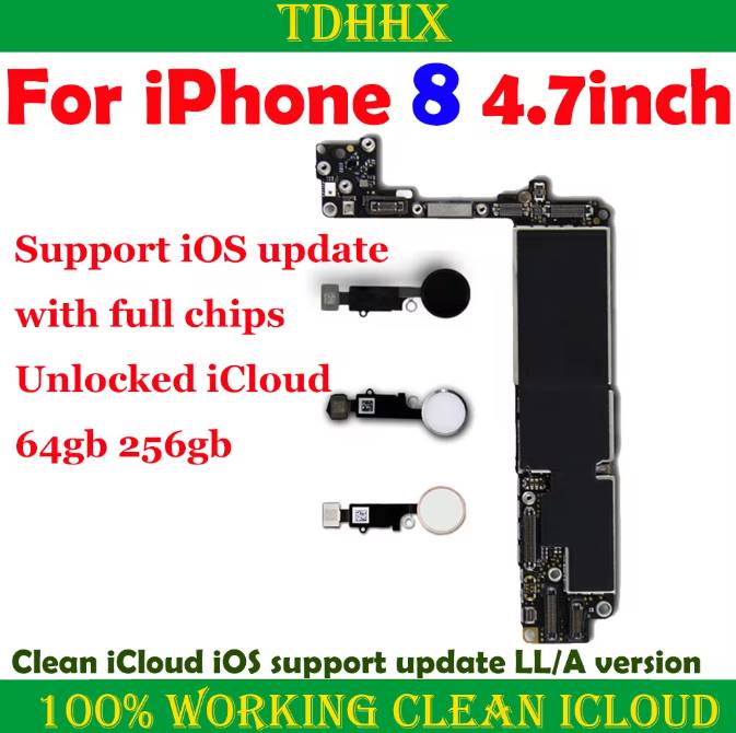 Icloud Off For iPhone 8 Motherboard With iOS