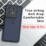 Motorola Edge 50 Fusion Case Soft Silicone Matte Protective Back Cover Case