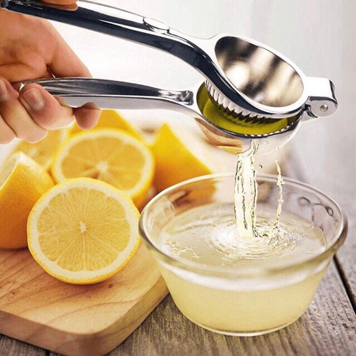 b94cb94569cae92b1944ac97f7f4a8a5 Stainless Steel Manual Hand Press Lemon Juicer Fruit - Image 1