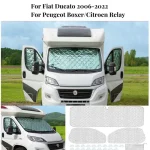 Internal Thermal Blinds 7 Layers Cover Windscreen For Fiat