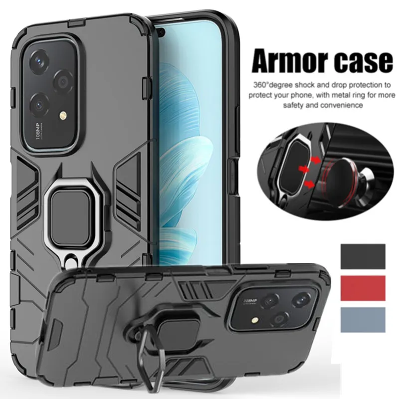 S7920a97e03864a7e8678da8059d76a95N_550x550 Magnetic Case Honor 200 Lite Pro Protective Cover With Ring Stand Bracket Shell Fundas - Image 1