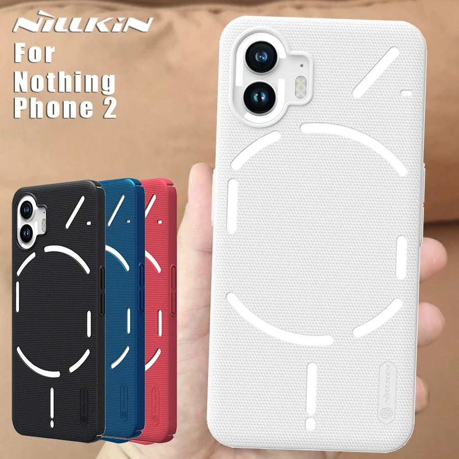 Saf7b4dafbe0f4361aebbffac01731662O_550x550 Nillkin Nothing Phone 2 two 5G Case Full Super Frosted 360 Back Cover Protective - Image 1