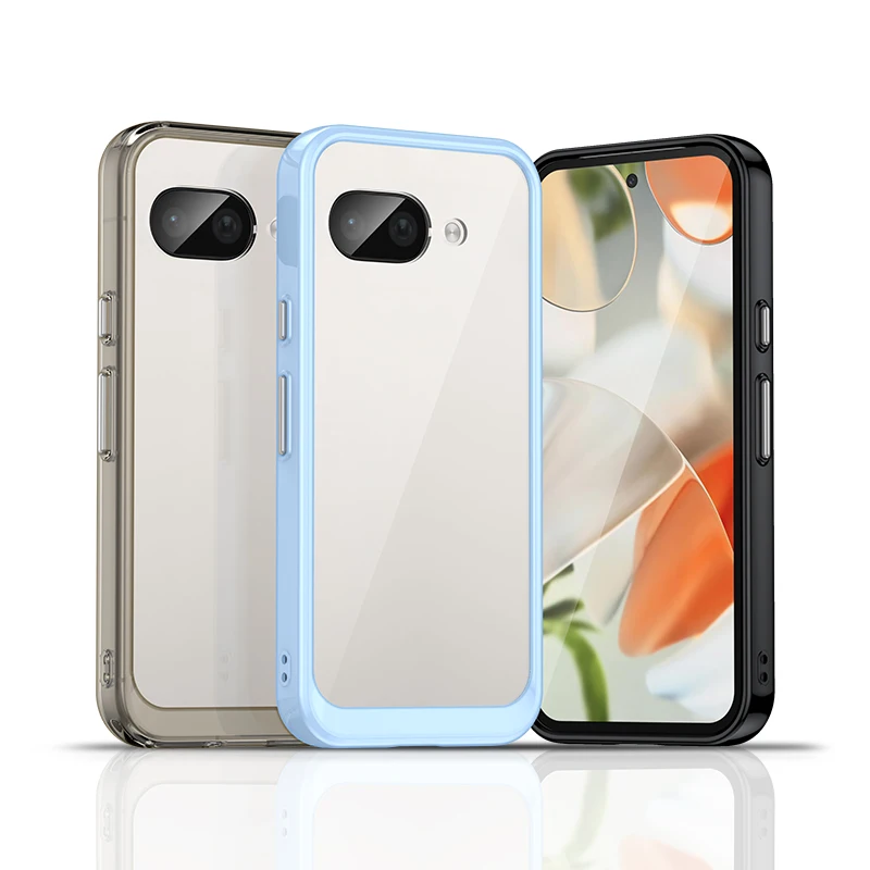 Sdb50b86a93eb4304b177c94e56d45d26r_550x550 Transparent Colorful TPU Case Google Pixel 9A Pixel 9 Pro XL Protective Cover Clear - Image 1
