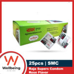 Raja Supers Condom Rose Flavor 25pcs