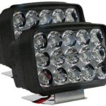 [[2pcs]]White[[15-LED]]Bike Fog Light, Bike,Motorcycle[[12W]]]]]]RRI
