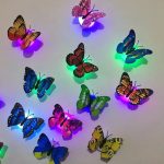 3D Luminous Butterfly Wall Stickers Room Decor Decorative Controllable Luminous Butterfly Sticker Aesthetics Home Decor