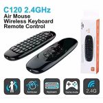 C120 Fly Air Mouse Remote Wireless Keyboard 2.4GHz Connection G64 Rechargeable Keyboard Mouse for Android TV Box/PC