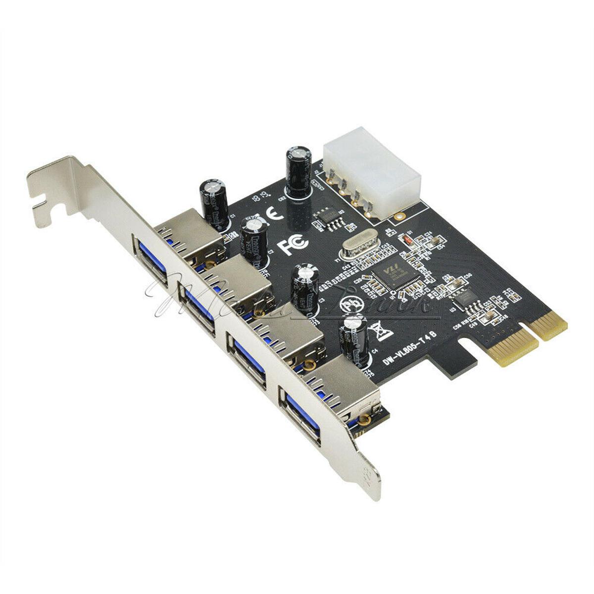 4b5e865a7e57856792fe112c305c7b48 4-Port-USB-3-0-PCI-Express-Card-PC-Karte-Computer-Controller-Hub-PCIe-Adapter thumbnail 1 4-Port-USB-3-0-PCI-Express-Card-PC-Karte-Computer-Controller-Hub-PCIe-Adapter thumbnail 2 4-Port-USB-3-0-PCI-Express-Card-PC-Karte-Computer-Controller-Hub-PCIe-Ad - Image 1