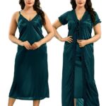 Two-Part Nighty for Women - Elegant and Refined Night Dress for Women - Comfortable for All Seasons