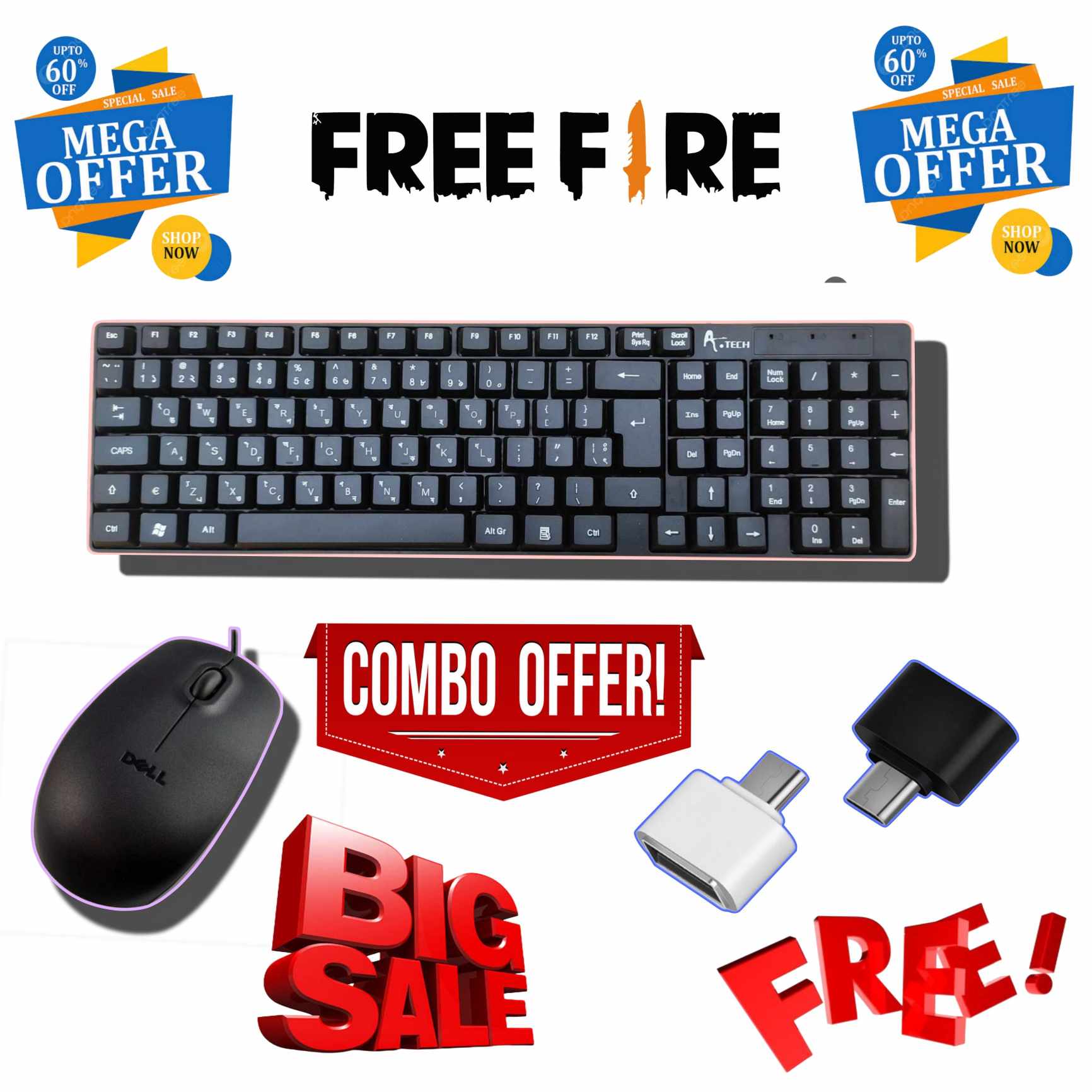 S387360cd78e746678701a76edc48cf6fJ Buy mouse keyboard OTG is free> - Image 1