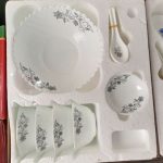 10 pieces soup set, nasir opal glassware.
