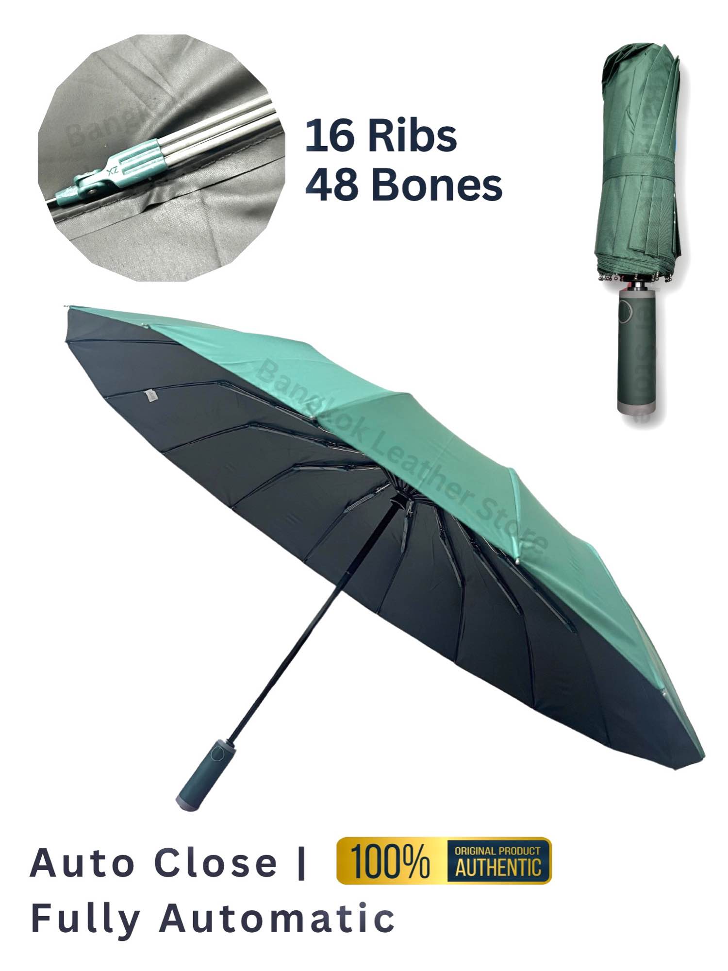 Sd6f71041904b4eff81ffb6ca698450ddI BMW Umbrella 16 Ribs Auto Open And Auto Close - BMW 16 Ribs 48 Bones Auto Lock Umbrella Big Size> - Image 1