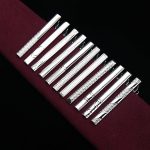 Silver Metal (Copper) Formal Tie Clip For Men (1Ps) Size-5cm