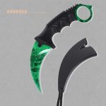 Karambit Knife Fixed Blade Knife Fixed Blade Tactical Camping Tool with Sheath and Cord for Camping Hunting>