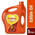 Saffola Active Oil (Rice Bran Oil) 5 Litre - Image 2