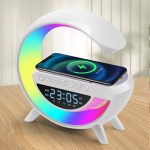 G600 Bluetooth Speaker with FM Radio RGB Light Table Lamp