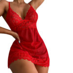 Women's Sleeping Nightgown red 69