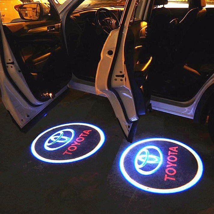 6acba0e7eb73a73c38d579239635221a Toyota Door Logo Light 2pcs 1 Pair - Image 1
