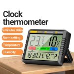 High Accuracy Thermometers Digital Hygrometer Tester With Intelligent Clock Function