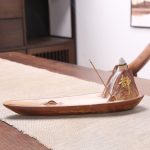 Writing Brush Stand Creative Incense Stick Holder Japanese Style Bamboo