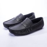Men's PVC Water Proof Moccasin Shoe Blk