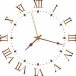Wall Clock Sticker DIY Mirror Clock Brief Living Room Decor