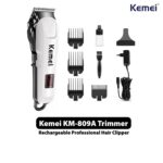 Kemei KM 809A Digital Electric Rechargeable Hair Trimmer