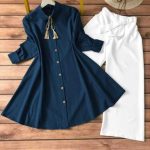 Western Fashion Ladis Stitched Tops and pant Double Georgette style