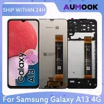 6.6 LCD Samsung Galaxy A13 A135 A137 LCD Display Digital Touch Screen With Frame Assembly Galaxy A135F A137F Replacement Bangladesh (New)
