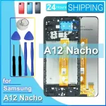 Mobile Phone Accessories LCD Samsung Galaxy A12 Nacho LCD Display Touch Screen Digitizer Assembly Samsung A127F A127M Bangladesh (New)