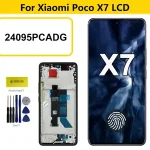 Amoled Xiaomi Poco X7 LCD Display Touch Screen Xiaomi Poco X7 LCD 24095PCADG Digitizer Assembly Replacement Bangladesh (New)