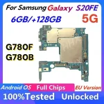 100%Tested Unlocked Samsung Galaxy S20 FE G780F G781B 5G Motherboard Logic Board G781U G781V Android OS 6GB 128GB ROM Bangladesh (New)