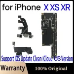 iPhone X Mother Board 64GB 128GB Original Motherboard iPhone XR/Xs Max Motherboard With Face ID IOS System Logic Board Bangladesh (New)